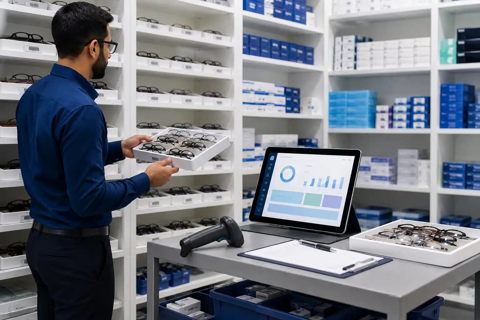 Lens, Frame & Contact Lens Inventory for optical store software UAE