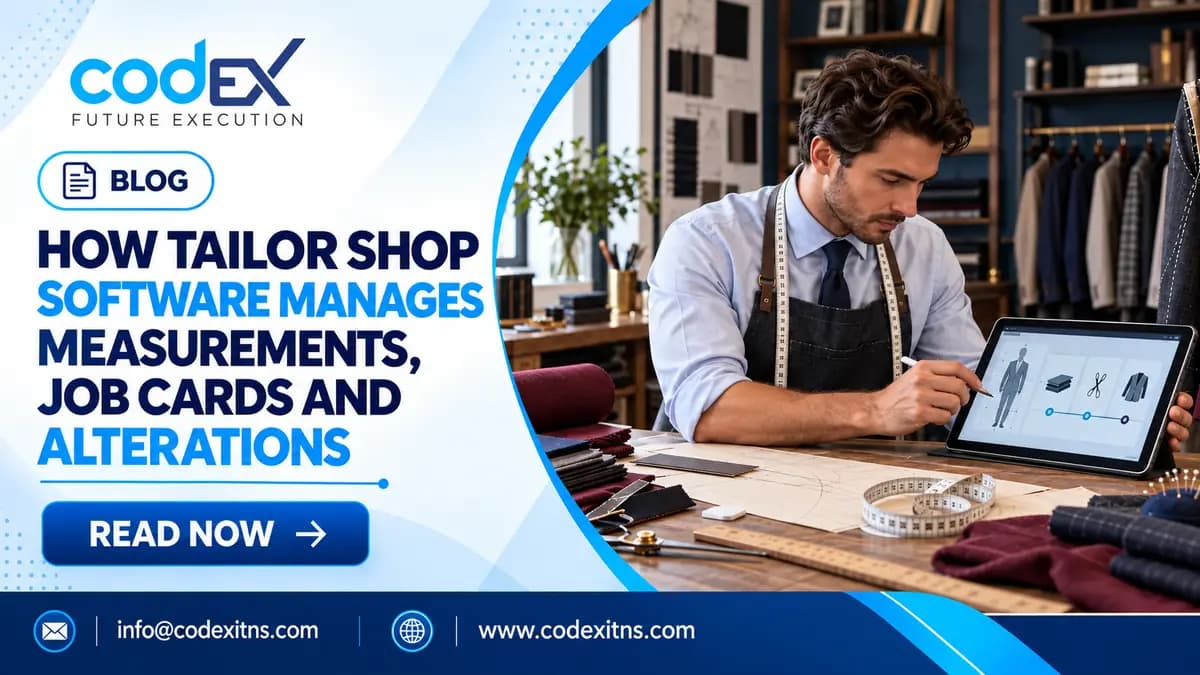 How Tailor Shop Software Manages Measurements, Job Cards and Alterations