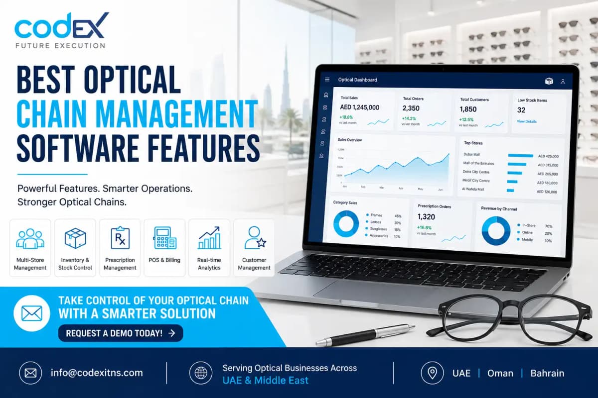Best POS and Inventory Features for Multi-Branch Optical Chains