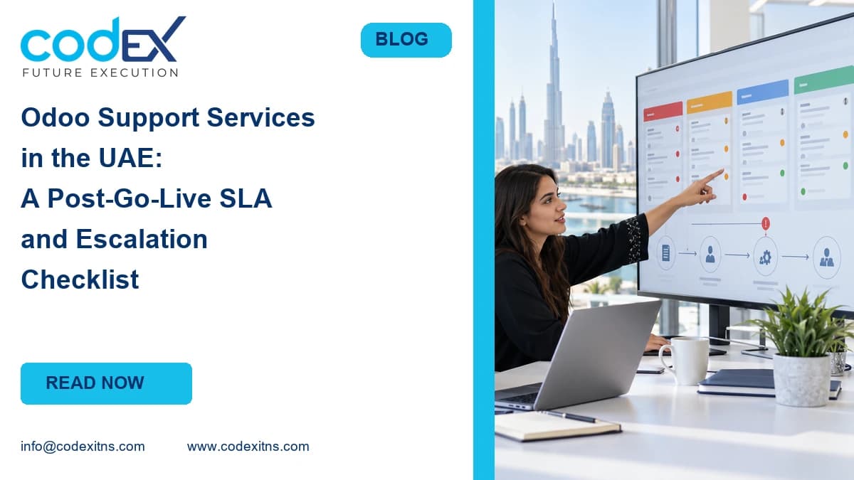Odoo Support Services in the UAE: A Post-Go-Live SLA and Escalation Checklist