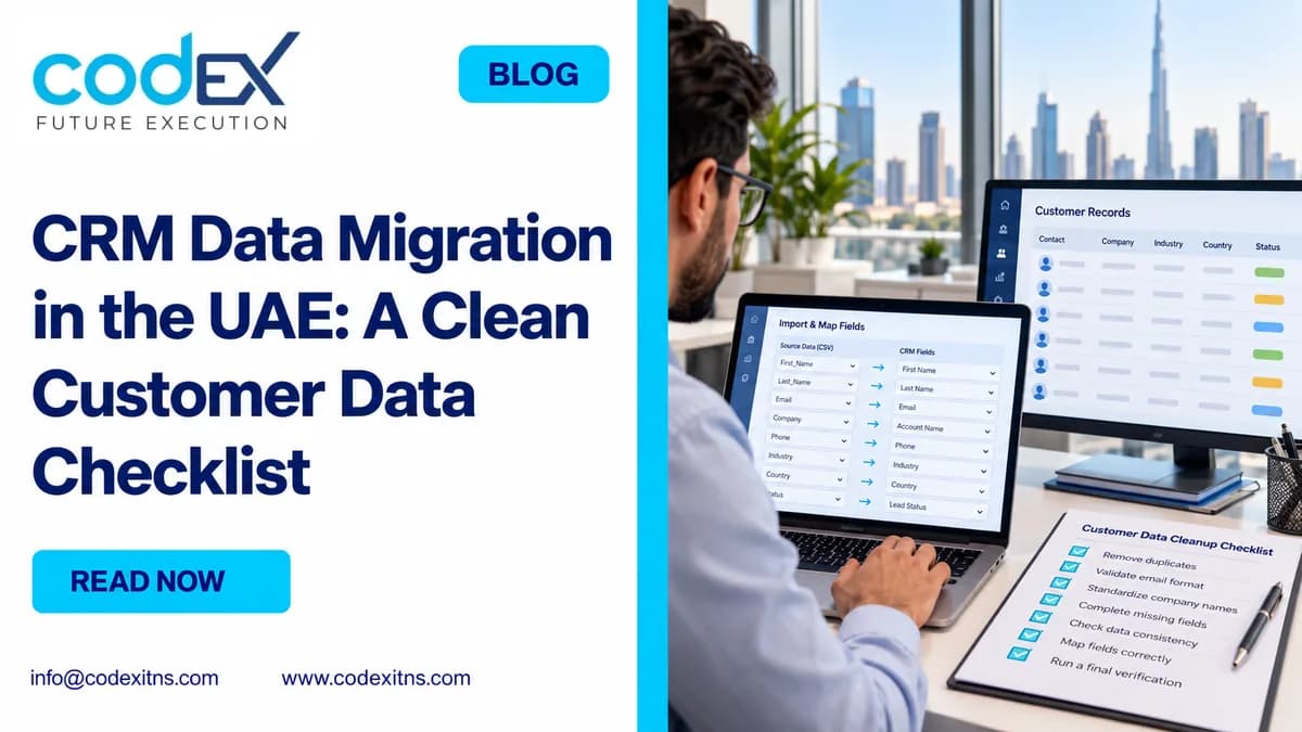 CRM Data Migration in the UAE: A Clean Customer Data Checklist