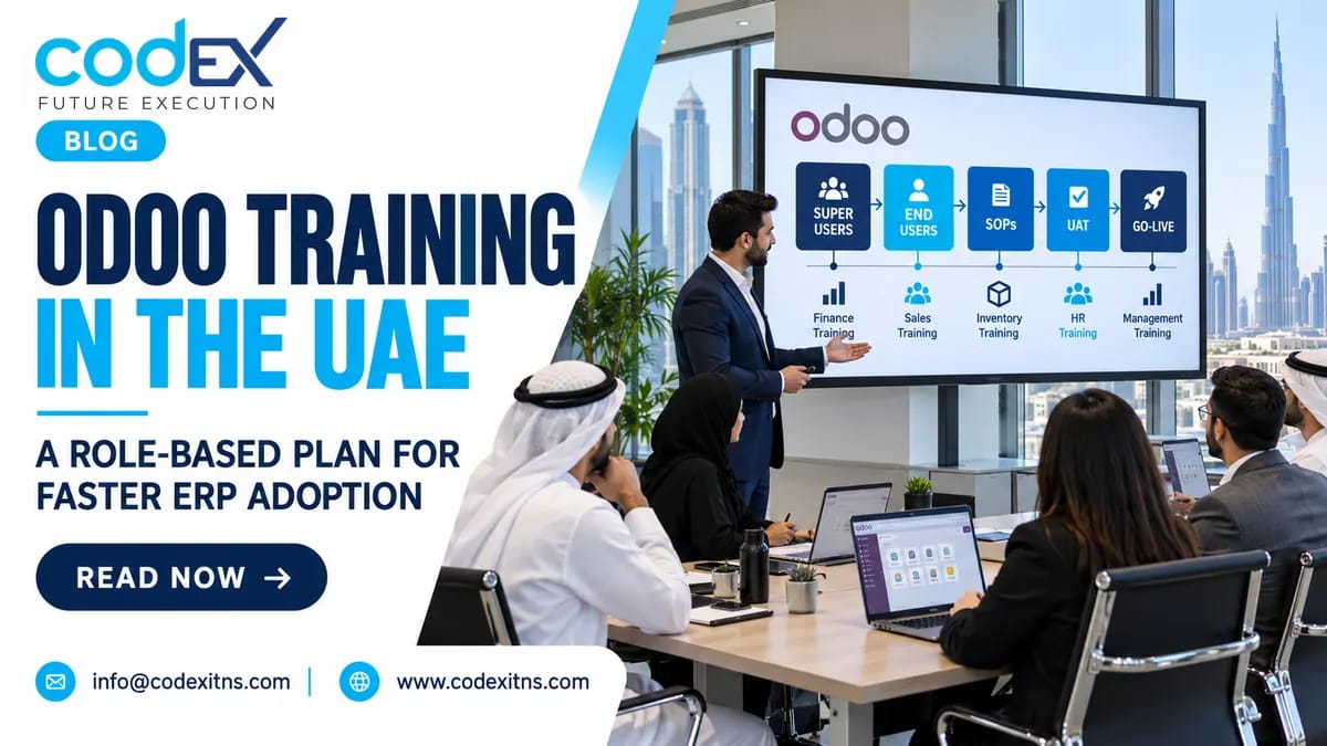 Odoo Training in the UAE: A Role-Based Plan for Faster ERP Adoption