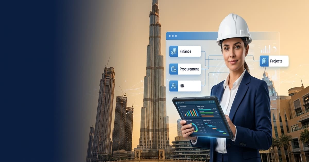 Construction ERP UAE: Top Challenges and How ERP Solves Them